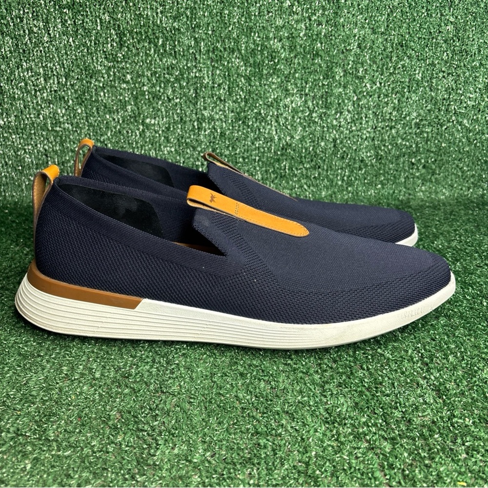 Wolf & Shepherd SwiftKnit Navy Blue Loafer Casual Slip On Shoes‎ Men's 14 - EUC